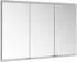 KEUCO Royal Modular 2.0 Spiegelschrank unbeleuchtet Wandeinbau Aluminium (800300120000000)