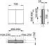 KEUCO Royal Modular 2.0 Spiegelschrank unbeleuchtet Wandeinbau Aluminium (800200070000000)