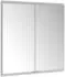 KEUCO Royal Modular 2.0 Spiegelschrank unbeleuchtet Wandeinbau Aluminium (800200080100200)