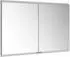 KEUCO Royal Modular 2.0 Spiegelschrank unbeleuchtet Wandeinbau Aluminium (800200120000200)