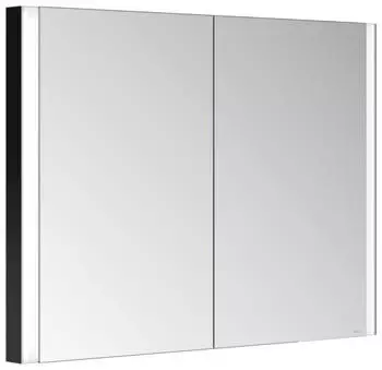 KEUCO Somaris Wandeinbau-Spiegelschrank 1000mm schwarz matt (14513372100)