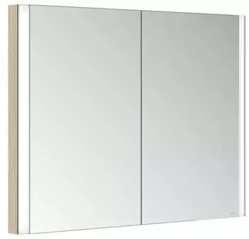 KEUCO Somaris Wandeinbau-Spiegelschrank 1000mm mit Spiegelheizung eiche (14513852101)