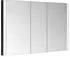 KEUCO Somaris Wandeinbau-Spiegelschrank 1200mm schwarz matt (14514373100)
