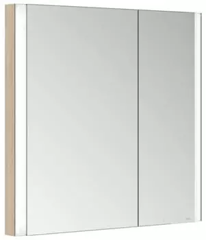 KEUCO Somaris Wandeinbau-Spiegelschrank 800mm mit Spiegelheizung eiche (14512852201)