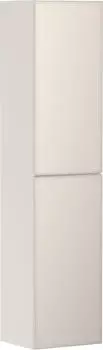 Hansgrohe Xevolos E Hochschrank Korpus sandbeige matt Front wei&szlig; metallic sandbeige matt (54222790)