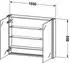Duravit xSquare Spiegelschrank XS7113 1000 x 156mm Eiche schwarz (XS7113016160000)