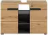 xonox.home Canu Waschbeckenunterschrank Basalt/Eiche Artisan 80x55x34cm