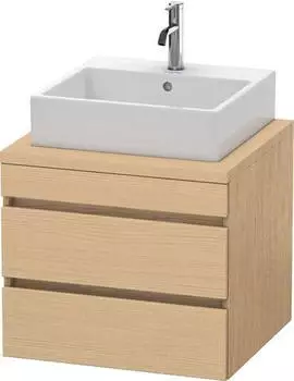 Duravit DuraStyle Waschtischunterschrank f&uuml;r Konsole 2 Schubk&auml;sten Eiche Natur 60x54,8cm (DS531503030)