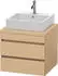Duravit DuraStyle Waschtischunterschrank für Konsole 2 Schubkästen Eiche Natur 60x54,8cm (DS531503030)