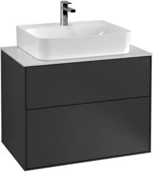 Villeroy & Boch Finion Waschbeckenunterschrank 2 Schubladen mit Beleuchtung 800x603x501mm (G22100HJ)