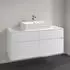 Villeroy & Boch Collaro Waschtischunterschrank 4 Schubladen 1200x548x500mm Glossy White (C12800DH)