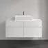 Villeroy & Boch Collaro Waschtischunterschrank 4 Schubladen 1200x548x500mm Glossy White (C12800DH)