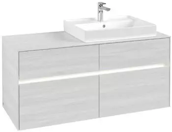 Villeroy & Boch Collaro Waschtischunterschrank 120x54,8x50cm LED 8,8W rechts (C083B0VM)