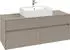 Villeroy & Boch Collaro Waschtischunterschrank 1400x548x500mm 4 Auszüge, Waschtisch mittig, Taupe (C13100VM)