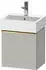 Duravit D-Neo mit 1 Tür Anschlag rechts Griff Gold Poliert 434 x 440 x 322 mm Betongrau Matt DE4217R34070000