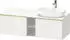 Duravit D-Neo Konsolenwaschtischunterschrank für Becken rechts mit 2 Auszügen und 2 Fächern Griff Gold Poliert 1400 x 459 x 550 mm ... DE4950R34220000
