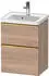 Duravit D-Neo mit 2 Auszügen Griff Gold Poliert 484 x 625 x 372 mm Eiche Marmoriert Matt DE4350034550000