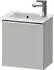 Duravit D-Neo mit 1 Tür Anschlag rechts Griff Chrom Hochglanz 410 x 440 x 274 mm Betongrau Matt DE4259R10070000