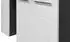 XORA Gloss Waschbeckenunterschrank 2 Türen Anthrazit/Weiß Hochglanz 60x62x31cm