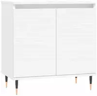vidaXL Badezimmerschrank Wei&szlig; 58x33x60 cm Holzwerkstoff