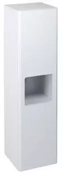 Sapho Ella Hochschrank 1 Tür 35x140x30cm weiß (EL350-3030)
