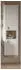 Inn.Furn Sopela Badezimmer-Hochschrank Weiß/Eiche Soft-Close 45x172x30cm