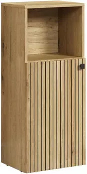 trendteam PureBliss Badkommode Eiche Rillenoptik 40x95x31cm (233780242)
