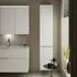 Burgbad Eqio Hochschrank mit Wäschekippe 1760x350x320 Weiß Hochglanz (HSRF035RF2009G0146)