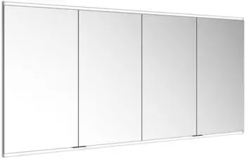 KEUCO Royal Modular 2.0 Spiegelschrank beleuchtet Wandeinbau Aluminium (800410211000400)