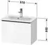 Duravit D-Neo mit 1 Auszug Griff Bronze Gebürstet 610 x 440 x 372 mm Nussbaum Natur Matt DE4268004790000