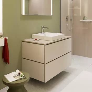 Hansgrohe Xilesa E 98 x 55 cm, 2 drawers sand beige matt (54301780)