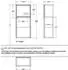 Villeroy & Boch Finion G50 Seitenschrank mit Beleuchtung 418x936x270mm Silk Grey / Eiche (G500PCHJ)