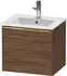 Duravit D-Neo mit 1 Auszug Griff Gold Poliert 510 x 440 x 402 mm Nussbaum dunkel Matt DE4260034210000