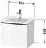 Duravit D-Neo mit 1 Auszug Griff Gold Poliert 510 x 440 x 402 mm Nussbaum dunkel Matt DE4260034210000
