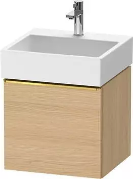 Duravit D-Neo mit 1 Auszug Griff Gold Poliert 484 x 440 x 442 mm Eiche Natur Matt DE4270034300000