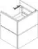 Hansgrohe Xilesa E 53 x 47 cm, 2 drawers for washbasin slate grey matt with Push-Open (54292760)