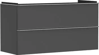 Hansgrohe Xelu Q 118 x 60.5 x 47.5 cm with 2 drawers diamond grey matt, chrome (54036000)