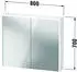 Duravit D-Code 2.0 Spiegelschrank 800mm weiß hochglanz (DC7106022220000)