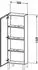 Duravit L-Cube Halbhochschrank LC1169L 500x1320x243mm taupe supermatt (LC1169L8383)