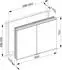 KEUCO Royal Modular 2.0 Spiegelschrank beleuchtet Wandeinbau Aluminium (800210091000000)