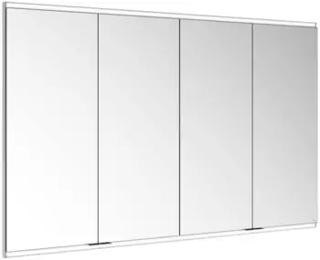 KEUCO Royal Modular 2.0 Spiegelschrank beleuchtet Wandeinbau Aluminium (800410161000000)