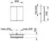 KEUCO Royal Modular 2.0 Spiegelschrank beleuchtet Wandvorbau Aluminium (800211060100200)