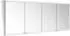 KEUCO Royal Modular 2.0 Spiegelschrank beleuchtet Wandvorbau Aluminium (800411190100400)