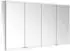KEUCO Royal Modular 2.0 Spiegelschrank beleuchtet Wandvorbau Aluminium (800411171100500)