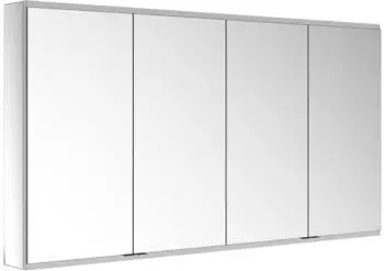 KEUCO Royal Modular 2.0 Spiegelschrank unbeleuchtet Wandvorbau Aluminium (800401011100500)