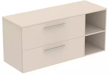 Ideal Standard i.life B Waschtischunterschrank ohne Ausschnitt, 2 Auszüge (T5761NF)
