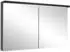 Schneider BORDO TW LED-Spiegelschrank 2 Türen 119,5x72,6cm schwarz matt (188.120.02.44)