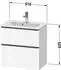 Duravit D-Neo mit 2 Auszügen Griff Gold Poliert 610 x 625 x 372 mm Nussbaum dunkel Matt DE4368034210000