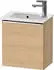 Duravit D-Neo mit 1 Tür Anschlag links Griff Chrom Hochglanz 410 x 440 x 274 mm Eiche Natur Matt DE4259L10300000