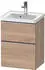 Duravit D-Neo mit 2 Auszügen Griff Edelstahl Gebürstet 484 x 625 x 372 mm Eiche Marmoriert Matt DE4350070550000